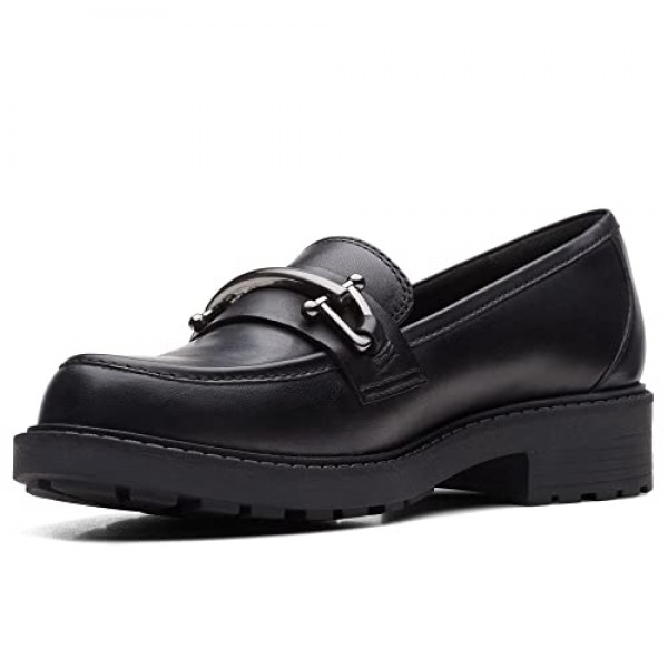Clarks 여성용 Orinoco2 엣지 로퍼, 블랙