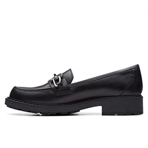 Clarks 여성용 Orinoco2 엣지 로퍼, 블랙