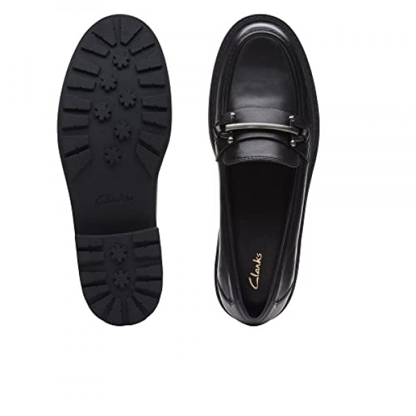 Clarks 여성용 Orinoco2 엣지 로퍼, 블랙