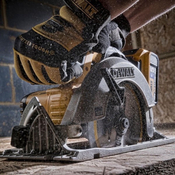 무선 휴대용 원형 톱 DT1950용 Dewalt Construction 원형 톱날(165/20mm 36WZ, 20° 톱니 각도, 1.5mm 절단 폭, 미세 절단 및 알루미늄용, 못이 있는 목재 톱질용 네일 터프 포함)