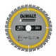 무선 휴대용 원형 톱 DT1950용 Dewalt Construction 원형 톱날(165/20mm 36WZ, 20° 톱니 각도, 1.5mm 절단 폭, 미세 절단 및 알루미늄용, 못이 있는 목재 톱질용 네일 터프 포함)