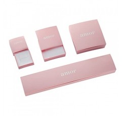 Amor 2029398 여성용 펜던트 1.3 cm 골드 하트 디자인 주얼리 선물 상자에 들어 있음, 금, 보석 없음