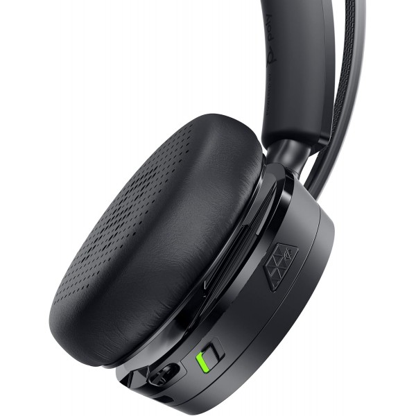 Dell Pro 무선 헤드셋 WL5022 온이어(무선, Bluetooth, USB), 블랙 암