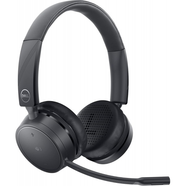 Dell Pro 무선 헤드셋 WL5022 온이어(무선, Bluetooth, USB), 블랙 암
