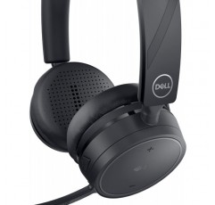 Dell Pro 무선 헤드셋 WL5022 온이어(무선, Bluetooth, USB), 블랙 암
