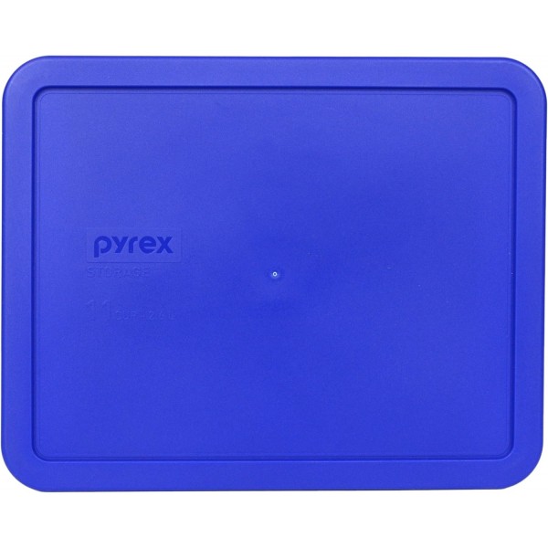 Pyrex 교체용 직사각형 플라스틱 식품 보관 뚜껑 7212 팩 파란색