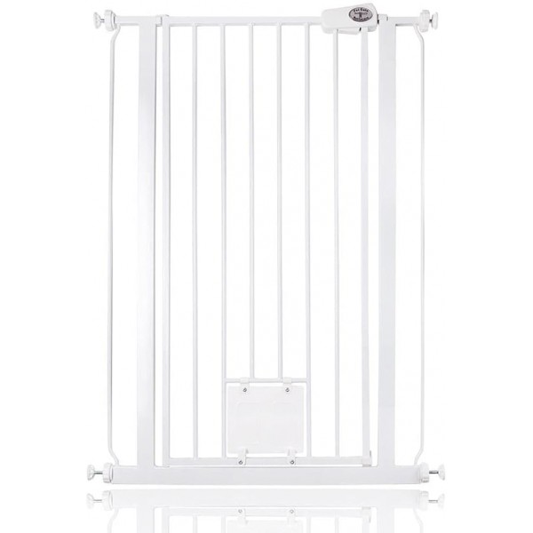 고양이 플랩 익스텐션이 있는 Bettacare Pet Gate Pet Gate 75-84cm / 104cm 사용 가능