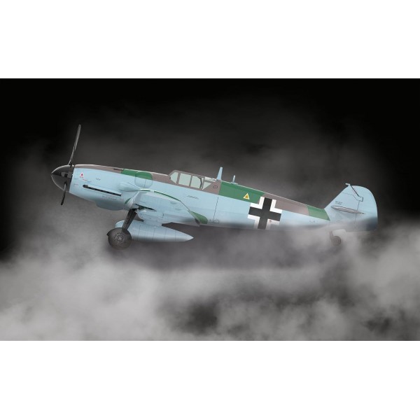 Revell 모델 키트 I Messerschmitt Bf109G-6 I 이지 클릭 키트 I 상세 군용 차량 I 부품 42 I 스케일 1:32 I 10세 이상 어린이 및 성인용