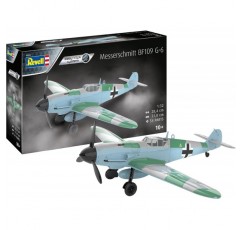 Revell 모델 키트 I Messerschmitt Bf109G-6 I 이지 클릭 키트 I 상세 군용 차량 I 부품 42 I 스케일 1:32 I 10세 이상 어린이 및 성인용