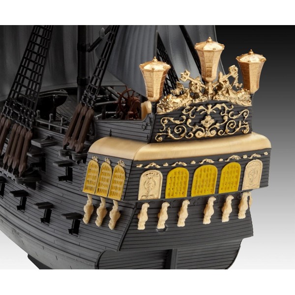 Revell 65499 - Model Kit Ship 65499 Set 1:150 - 1:150 스케일의 해적선 흑진주, 레벨 3, 많은 디테일이 있는 충실한 복제품, 범선, 캐리비안의 해적