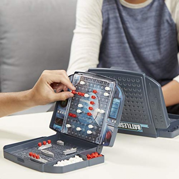 BATTLESHIP Hasbro Gaming: Battleship 클래식 보드 게임 전략 게임 7세 이상 2인용