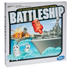 BATTLESHIP Hasbro Gaming: Battleship 클래식 보드 게임 전략 게임 7세 이상 2인용