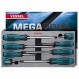 VESSEL MEGADORA 드라이버 세트 8개 9008EVA (EVA 폼 세트)