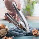 BOKIE Extended 2 in 1 빠른 밤나무 비스킷 너트 나무 집게 금속 너트 Ffner 스테인레스 스틸 주방 도구