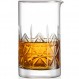 Mixology & Craft 크리스탈 칵테일 믹싱 글라스 - 두꺼운 가중 바닥이 있는 24온스 마티니 교반 글라스, 전문 바텐더용 비커 및 믹싱 투수 - 필수 바 도구