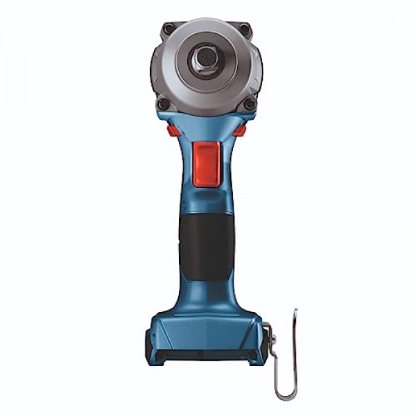 BOSCH GDS18V-330CN 18V 브러시리스 연결 가능 1/2인치 마찰 링과 스루홀이 있는 중간 토크 임팩트 렌치(기본 공구)