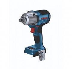 BOSCH GDS18V-330CN 18V 브러시리스 연결 가능 1/2인치 마찰 링과 스루홀이 있는 중간 토크 임팩트 렌치(기본 공구)
