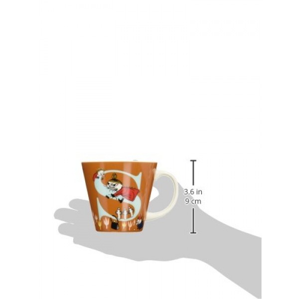 야마카상점 무민 MM630-11S 이니셜 머그, S, 용량: 약 100g 11.8 fl oz (340 ml), 전자레인지 금고, 무민 상품, 스칸디나비아, 어머니의 날, 선물, 식기, 선물, 결혼 선물, 일본산