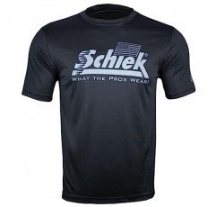 Schiek 스포츠 폴리 HD 티셔츠 - 속건성 폴리에스테르 체육관 운동 티셔츠 - 고성능