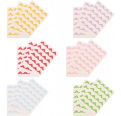 Seatecks ​​18 시트 자체 접착 사진 모서리 432 Pcs DIY 스크랩북 사진 앨범을위한 6 가지 색상 개인 일기 우유 더 많은 스타일-B