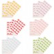 Seatecks ​​18 시트 자체 접착 사진 모서리 432 Pcs DIY 스크랩북 사진 앨범을위한 6 가지 색상 개인 일기 우유 더 많은 스타일-B