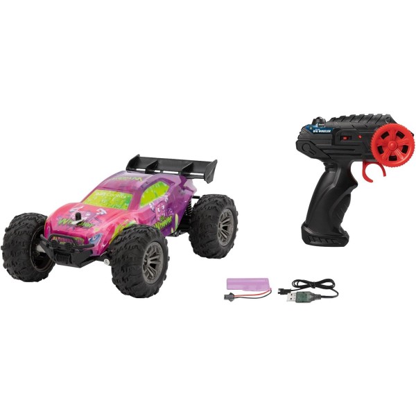 Revell Control RC Big Wheeler I 오프로드 성능 I 강력한 전기 모터 I 화려한 차체 하부 조명 I 2.4GHz 멀티플레이어 제어 I 리튬 이온 배터리 I 8세 이상 어린이용