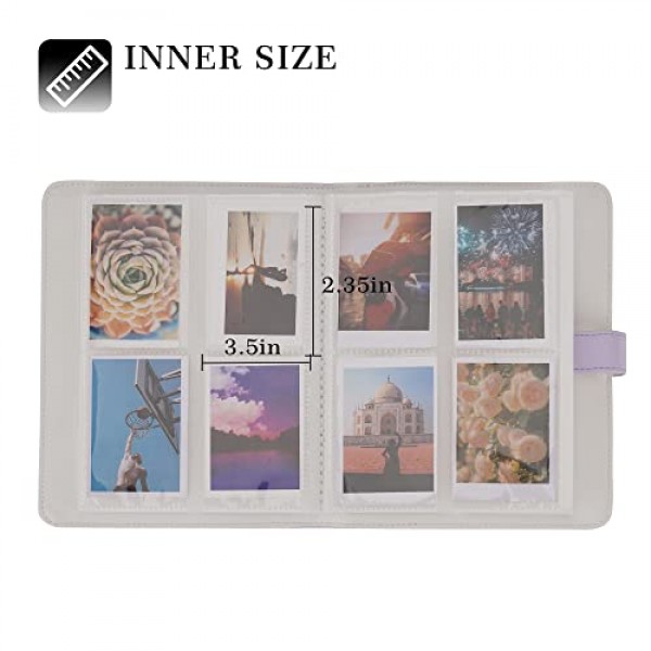 Fuji Instant Mini 70 7s 8 8+ 9 11 25 50s 90, Polaroid SnapTouch PIC-300 Z2300 인스턴트 카메라 롤용 256 포켓 미니 앨범