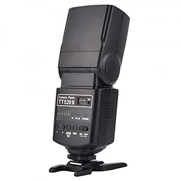 Godox TT520II 무선 전송 플래시 스피드라이트 - Canon Nikon Panasonic Olympus Pentax 및 표준 핫슈가 있는 기타 DSLR 카메라와 호환되는 내장 수신기 및 RT 송신기