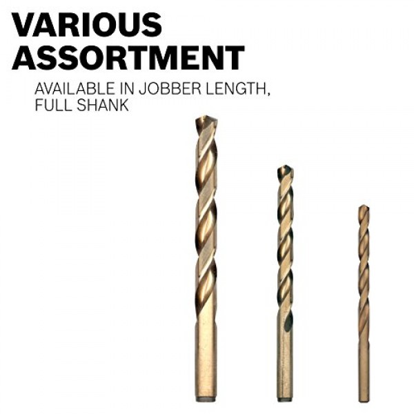 BOSCH CO2137 5/32인치 x 3-1/8인치 코발트 드릴 비트(2개 팩)