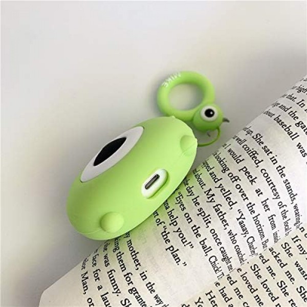 AirPods 2 & 1과 호환되는 TAOCHEN 실리콘 보호 커버 케이스 - 귀엽고 재미있는 충전 케이스 [간단한 애니메이션 시리즈] (Big Eye Boy)