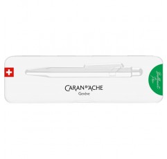 Caran d'Ache 볼펜 849 Colormat-x in Green with Case, 0849.734, 1 Item (Pack of 1)
