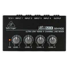 Behringer MICROMIX MX400 4채널 라인 믹서