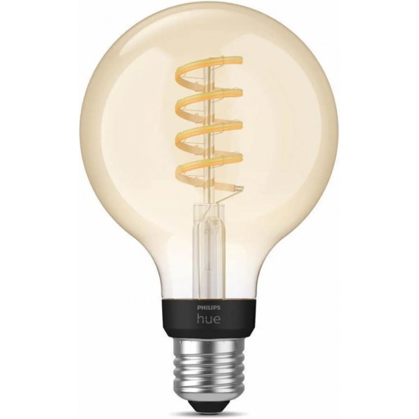 Philips Hue 블루투스 화이트 앰비언스 LED E27 글로브 - G95 7W 550lm 잉크 브리지와 스마트 플러그