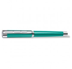 STAEDTLER Initium Resina 만년필, 고급 청록색 레진, F, Made in Germany, 우아한 선물 포장 포함, 9PB1135F