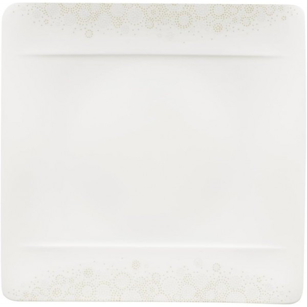 Villeroy & Boch 10-4511-2610 모던 그레이 디너 플레이트, 프리미엄 본 포슬린, 27 x 27 cm, 27 x 27 cm 플랫 1팩