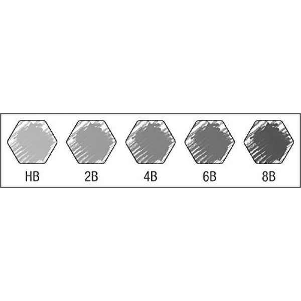 카스텔 9000 흑연연필 - 5B