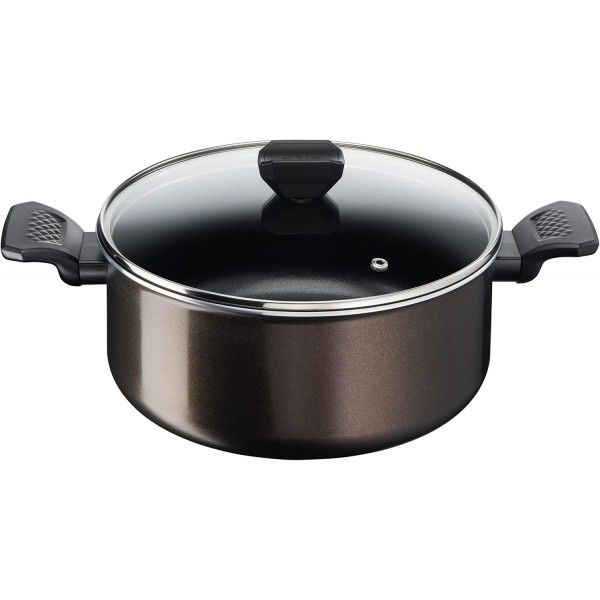 Tefal Easy Cook & Clean 캐서롤, 24cm(4.7l) + 뚜껑, 인덕션을 제외한 모든 열원용 B5544602