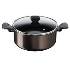 Tefal Easy Cook & Clean 캐서롤, 24cm(4.7l) + 뚜껑, 인덕션을 제외한 모든 열원용 B5544602
