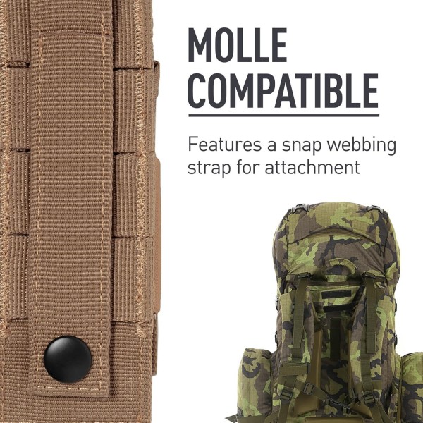 Leatherman 300-Sand Molle Pouch to Fit Oxide Finish Super Tool/ MUT/ MUT EOD Multi-Tools - 브라운