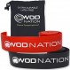 WOD Nation 근육 치실 밴드 아픈 근육을 압정 및 치실로 사용하고 이동성 향상을 위한 회복 밴드: 스트레치 밴드에는 운반 케이스가 포함되어 있습니다.