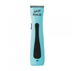 Wahl Professional - 스털링 매거진 트리머 - 회전식 모터와 리튬 이온 배터리를 갖춘 이발사용 전기 무선 헤어 트리머, 블랙/아쿠아