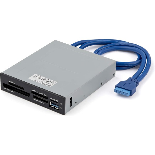UHS-II를 지원하는 StarTech.com USB 3.0 내장형 멀티 카드 리더기 - SecureDigital/Micro SD/Memory Stick/Compact Flash 메모리 카드 리더기(35FCREADBU3) 멀티 카드 USB 3.0 단일