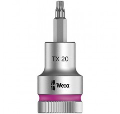 Wera 05003830001 8767 Torx Zyklop 비트 소켓(홀딩 기능 포함), 20mm x 60mm