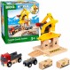BRIO World Freight Goods Station for Kids Age 3세 이상 - 모든 BRIO 철도 열차 세트 및 액세서리 싱글과 호환 가능