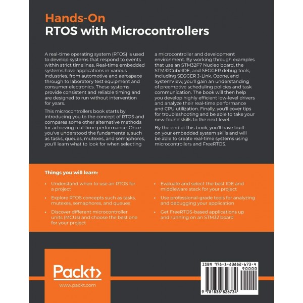 마이크로컨트롤러를 사용한 실습 RTOS: FreeRTOS, STM32 MCU 및 SEGGER 디버그 도구를 사용하여 실시간 임베디드 시스템 구축