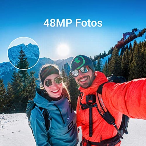 Insta360 ONE RS Twin Edition - 방수 4K60fps 액션캠 및 5.7K 360° 카메라, 교환 가능한 렌즈, 안정화, 48MP 사진, 액티브 HDR, AI 편집