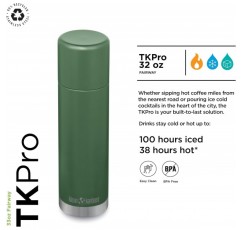 KleanKanteen Herren TKPro-FW Trinkflasche, 페어웨이, 원 사이즈