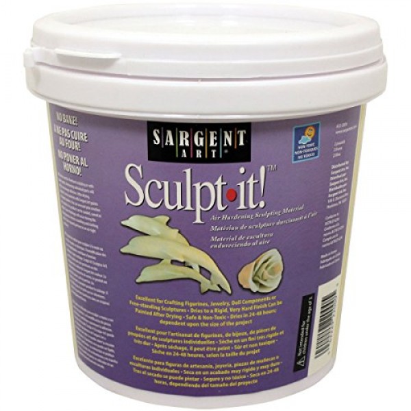 Sargent 22-2000 Sculpt-it! 조각 재료, 2lb 컨테이너