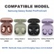 Galaxy Buds 2 Pro용 Lopnord 케이스, Galaxy Buds Pro 케이스/Galaxy Buds 2 Pro/Galaxy Buds 2/Live/Plus와 호환되는 견고한 케이스, 잠금 장치가 있는 삼성 이어버드용 충격 방지 케이스 퍼