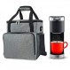 Keurig K-Mini 또는 K-Mini Plus 커피 머신 및 기타 액세서리와 호환되는 커피 메이커 휴대용 가방, 보관용 토트 백 1인용 커피 브루어, 어깨 끈이 있는 여행용 케이스(가방만 
